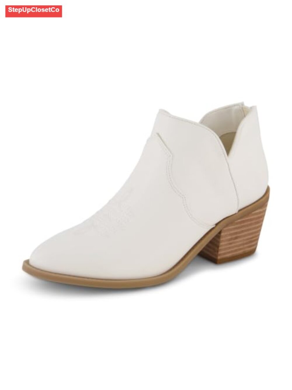 CUSHIONAIRE Rodeo Cowboy Boots for Women, Pointed Toe Ankle Bootie